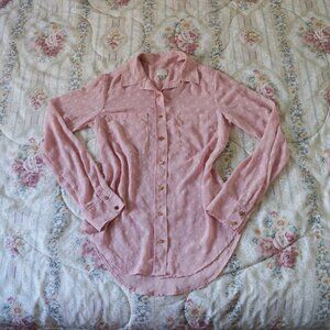 A New Day Women's Pink Blouse
